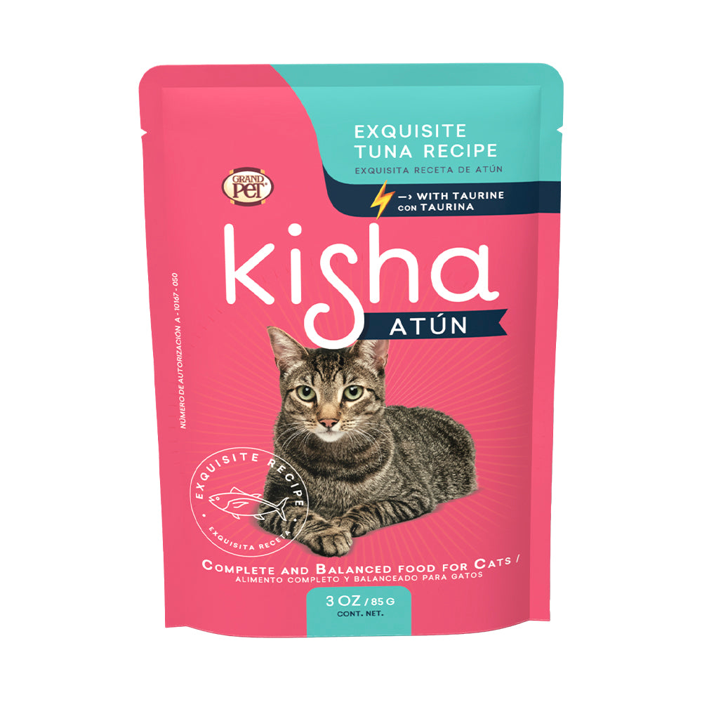 Grandpet Kisha Atún - Alimento Húmedo para Gatos con Taurina