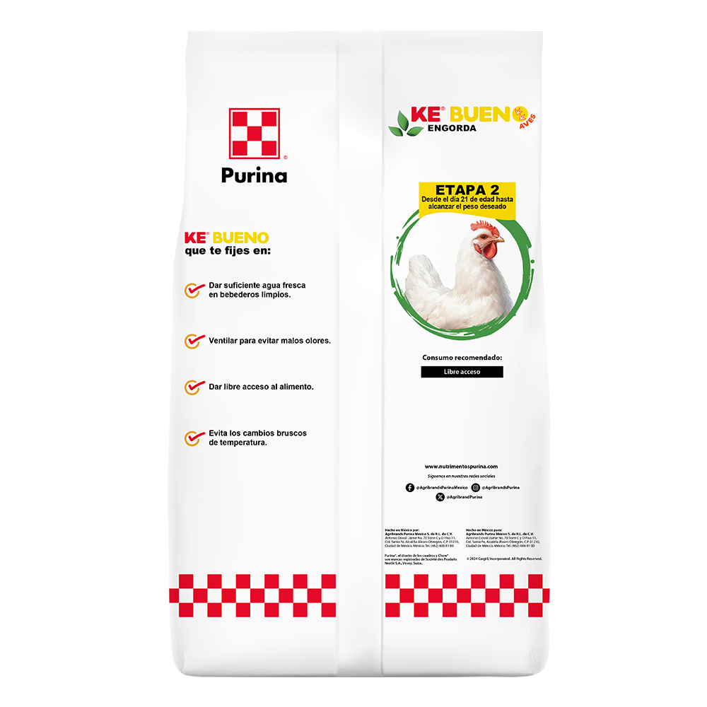 Purina Ke Bueno Aves Engorda Back - Llabana