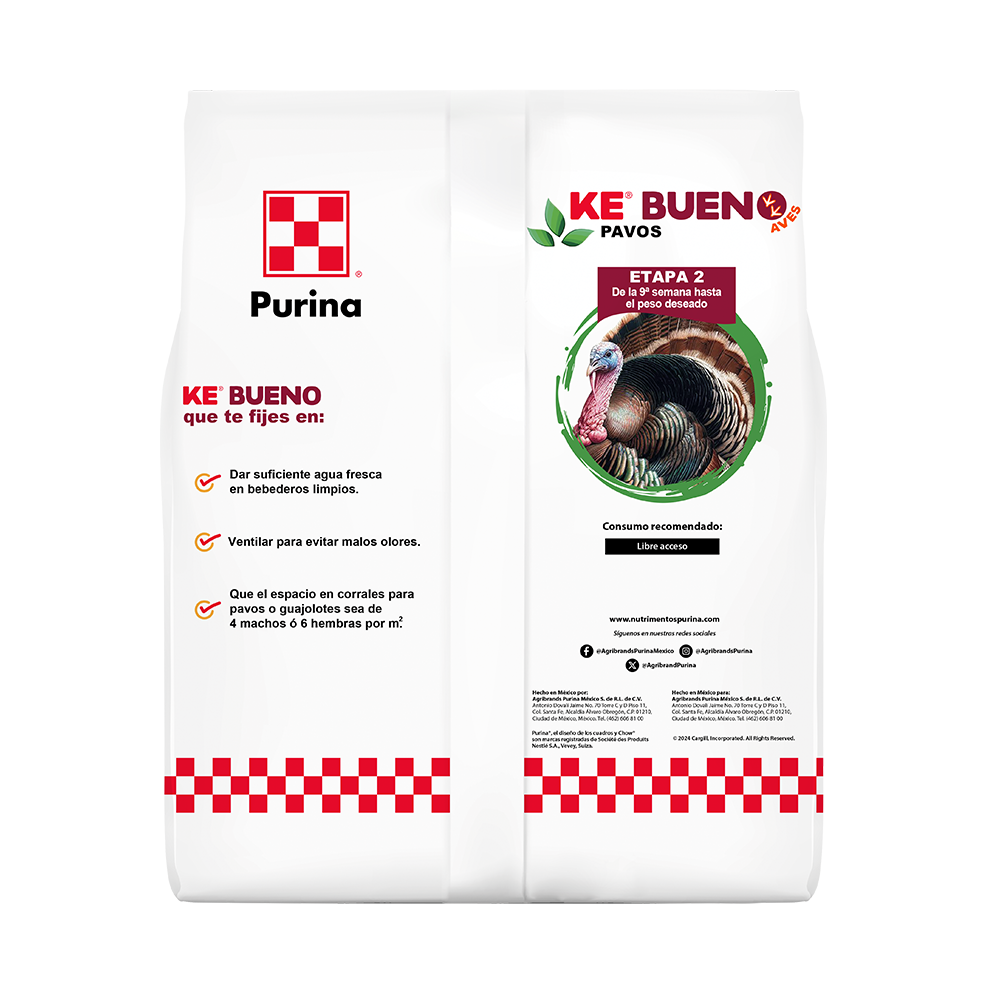 Purina Ke Bueno Pavos Back - Llabana