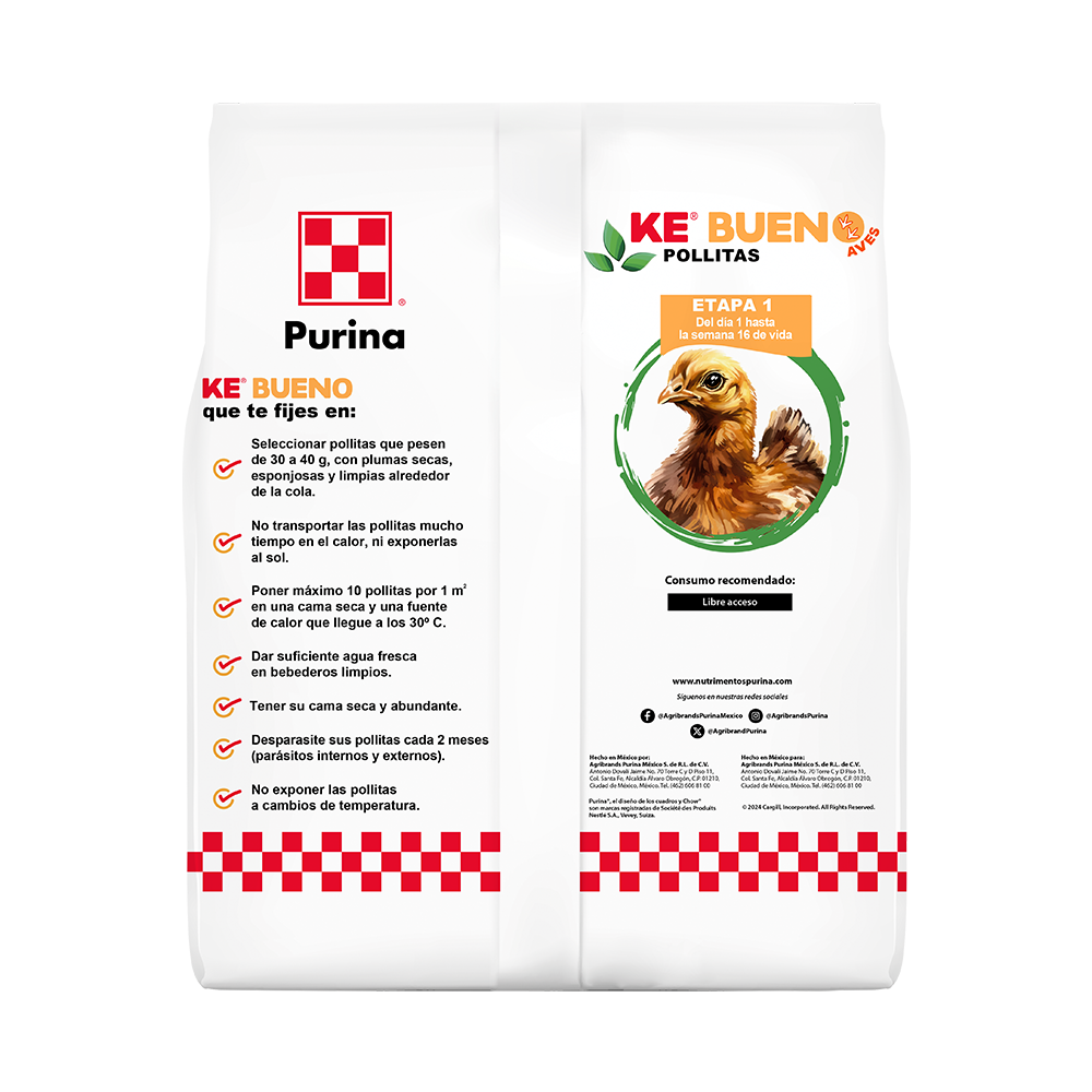 Purina Ke Bueno Pollitas Back - Llabana