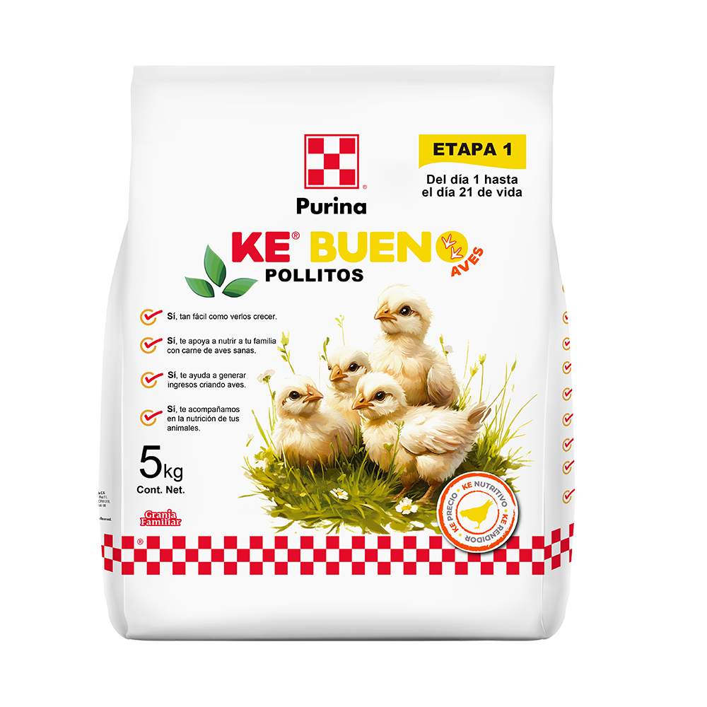 Purina Ke Bueno Pollitos 5 KG