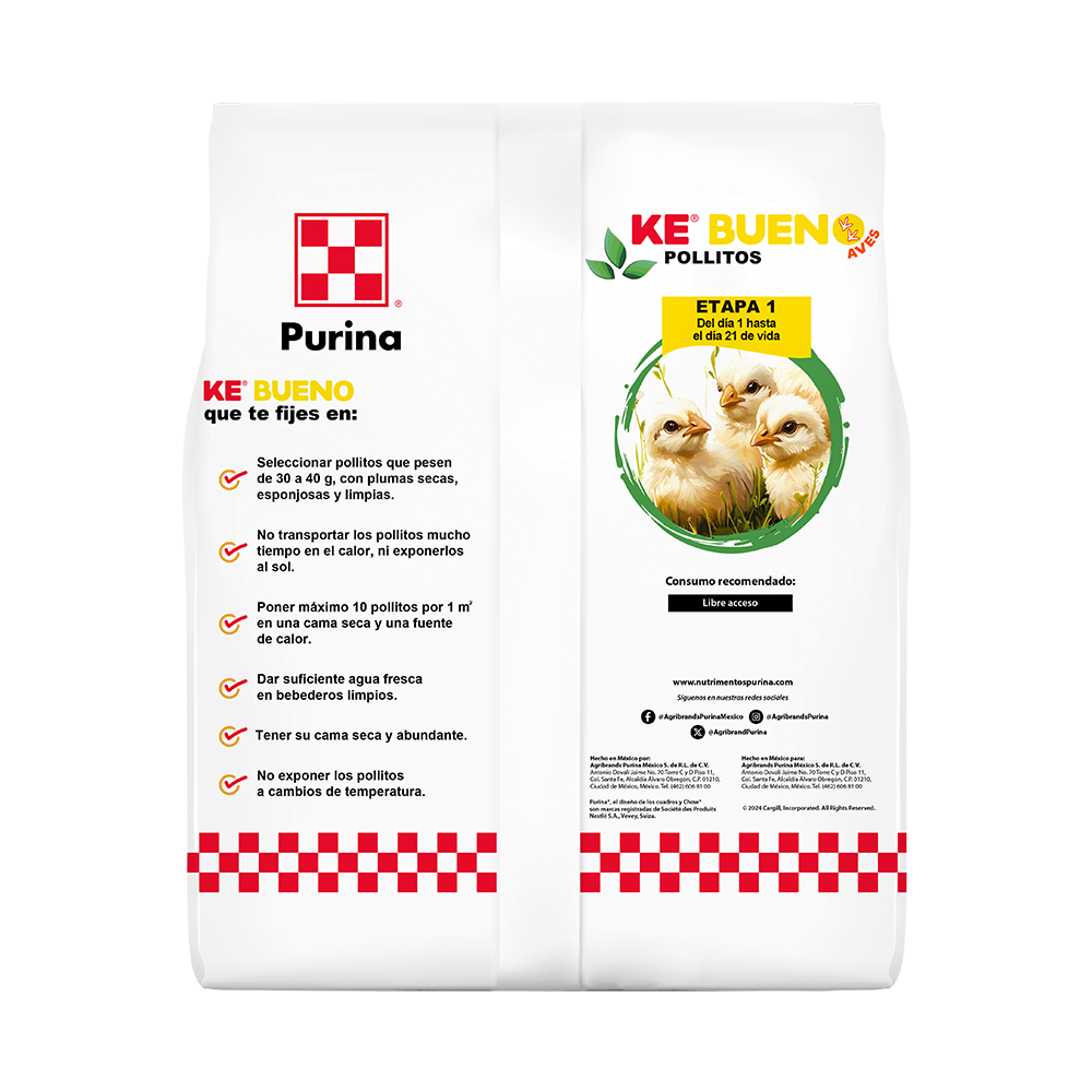 Purina Ke Bueno Pollitos Back 5 KG