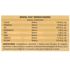 Mineral Tech Borrego Engorda - Llabana